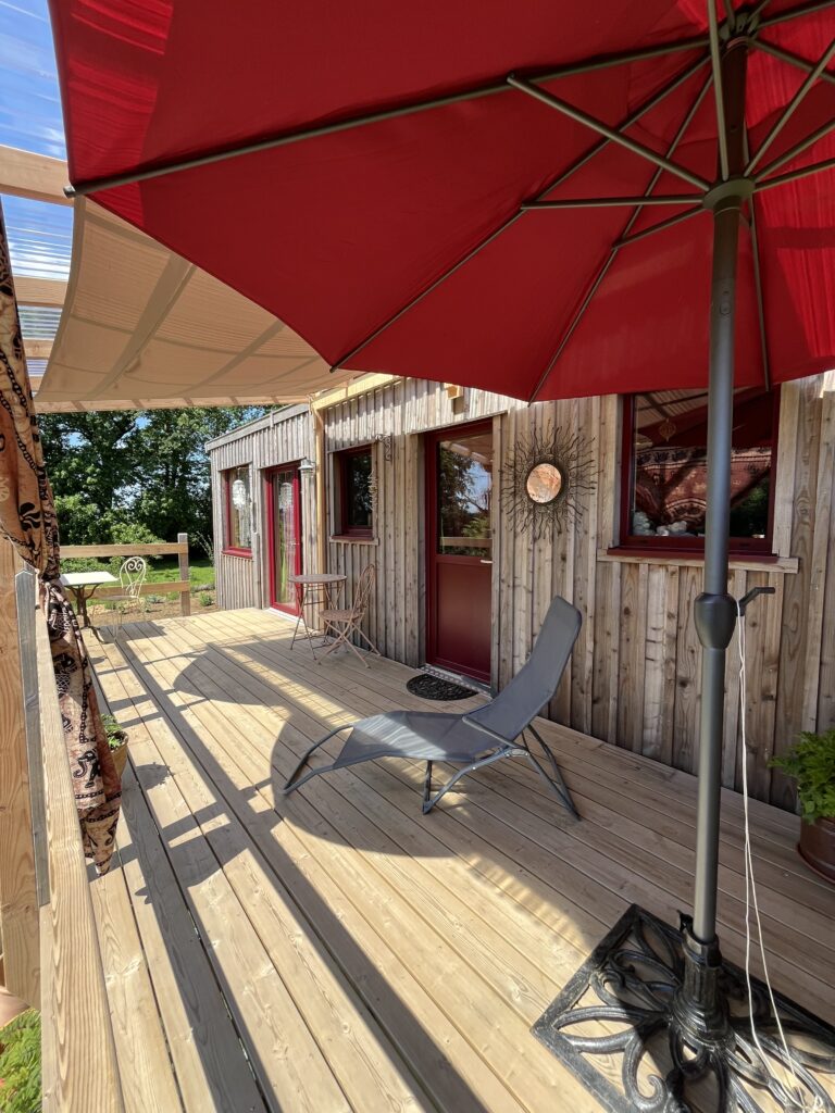 Ti Nomade, tiny house avec grande terrasse. Visite sur rdv.